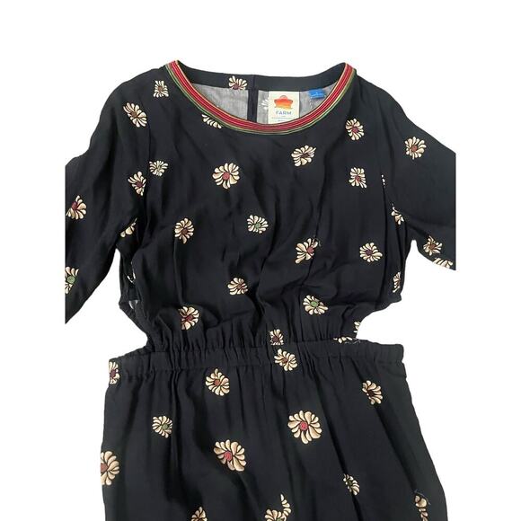 NWT - Farm Rio Long-Sleeve Cutout Jumpsuit - Small - Picture 6 of 7